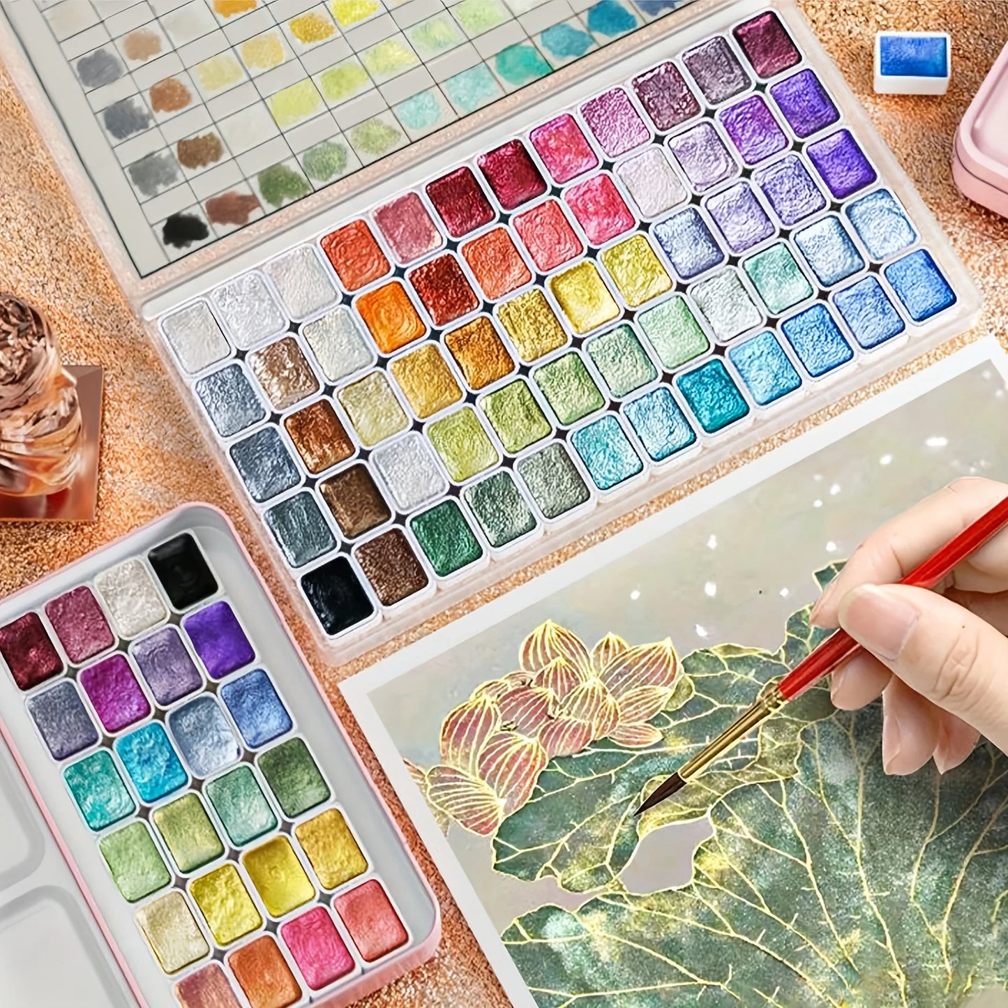 20/60/96 Glitter Watercolor Kit