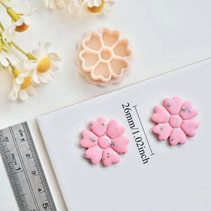 Flowers Polymer Clay Earring Cutters for Jewelry Pendant