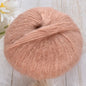 1pcs 50g Mohair Silk Wool Yarn 15% Wool 15% Mohair 40% Acrylic 30%