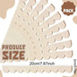 12/20/24Pcs Wooden Wave Strips