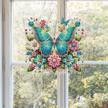 Easter Egg Basket Rhinestone Diamond Art Pendants