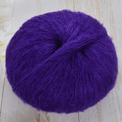 1pcs 50g Mohair Silk Wool Yarn 15% Wool 15% Mohair 40% Acrylic 30%