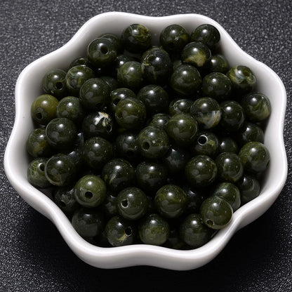 6-18mm Gradient Acrylic Beads Round Cat's Eye  Loose Spacer Beads