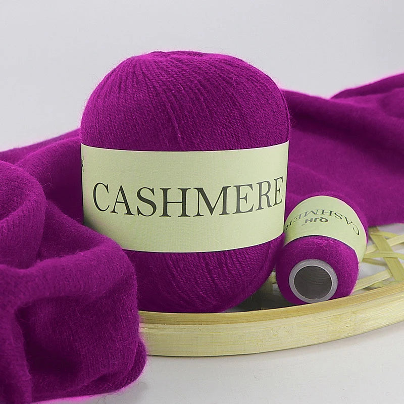 QJH 50+20g Cashmere Yarn for Knitting