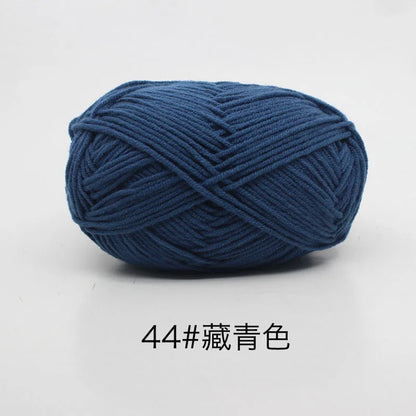 40-50g/Set 4ply Milk Cotton(80%) Knitting Yarn