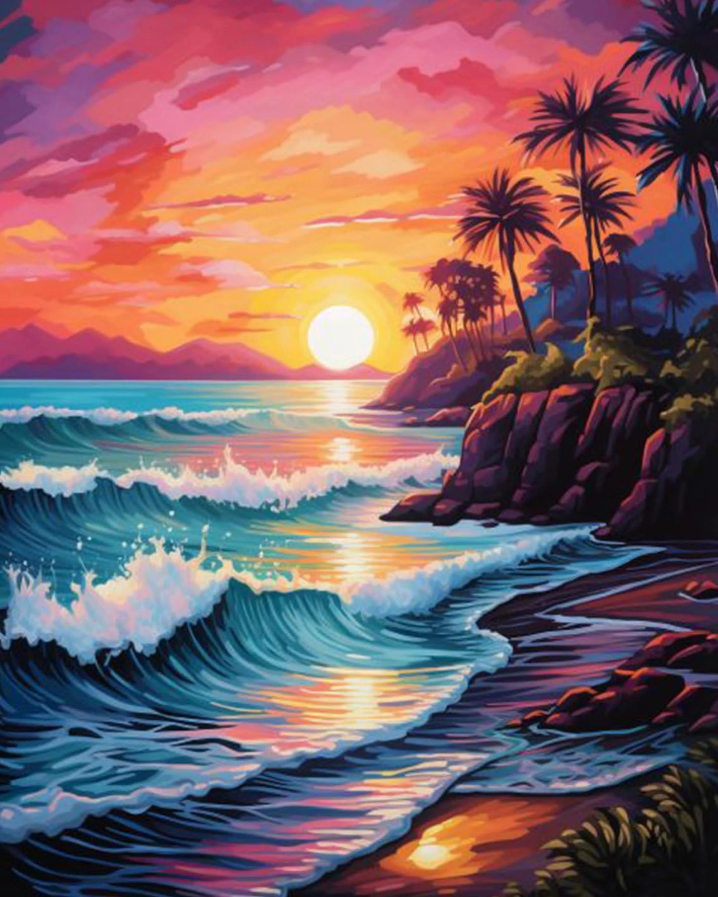 Paint by Numbers Kit for Adults，children，Beginner to Advanced