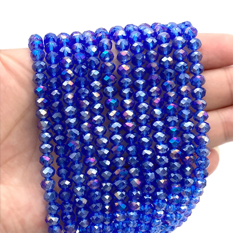 2 3 4 6 8mm Austria Faceted Crystal Beads Rondelle