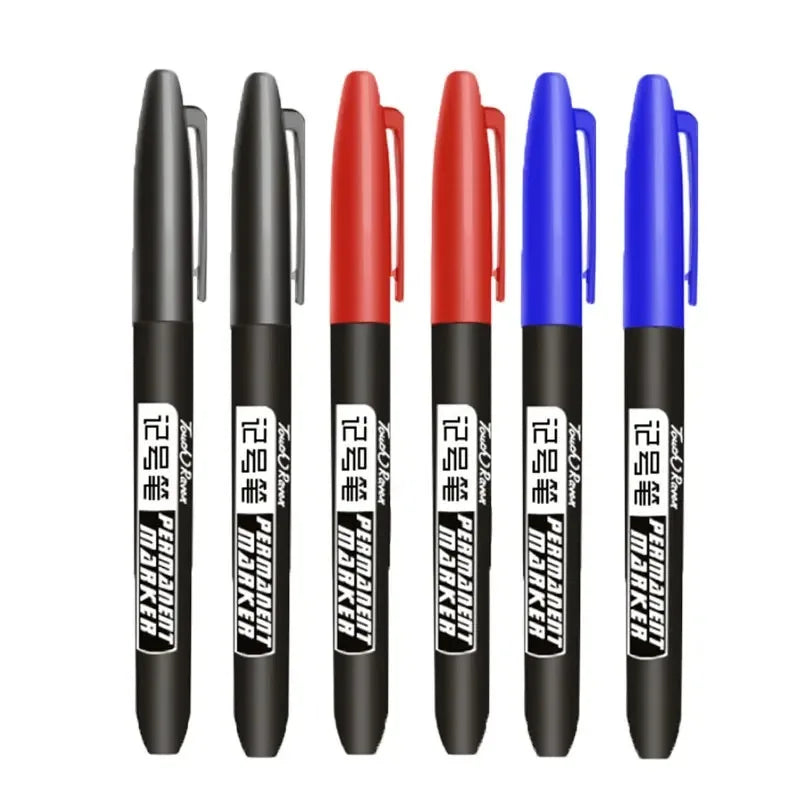 1/6 PCS Permanent Marker Pen Manga Drawing Markers  Waterproof Ink Sketch Pens