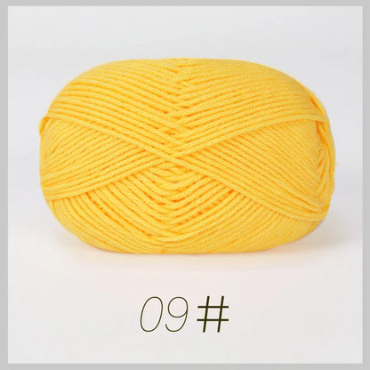 A1-a 50g/Set Soft Milk Cotton Yarn for Crochet Threads for Knitting
