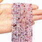 Wholesale Faceted Natural Stone Beads Faceted Amazonite Aquamarine Opal Labradorite