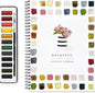 Watercolor Workbook Beginner  12 Colors Paint Set