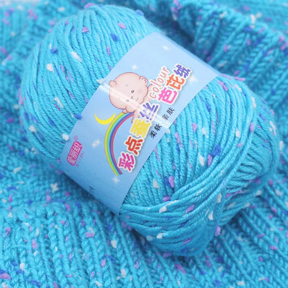High Quality Wool Thread Eco-dyed Needlework Baby Cotton Cashmere Yarn