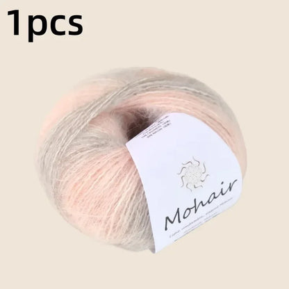 Gradient Mohair Soft Cotton Yarn