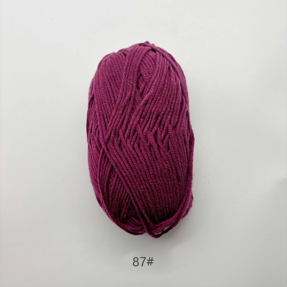 A1-a 50g/Set Soft Milk Cotton Yarn for Crochet Threads for Knitting