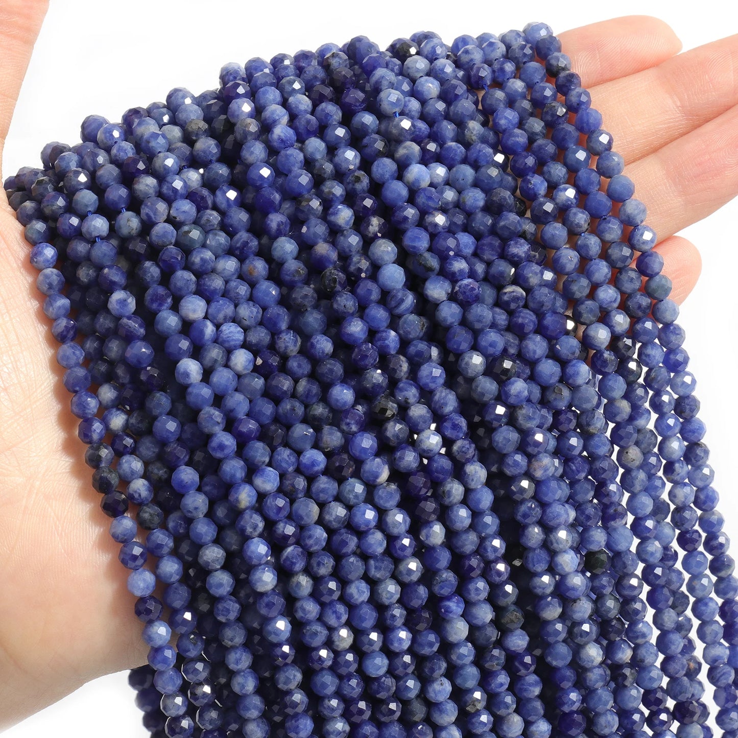 Wholesale Faceted Natural Stone Beads Faceted Amazonite Aquamarine Opal Labradorite