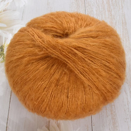 1pcs 50g Mohair Silk Wool Yarn 15% Wool 15% Mohair 40% Acrylic 30%