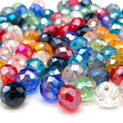 2 3 4 6 8mm Austria Faceted Crystal Beads Rondelle