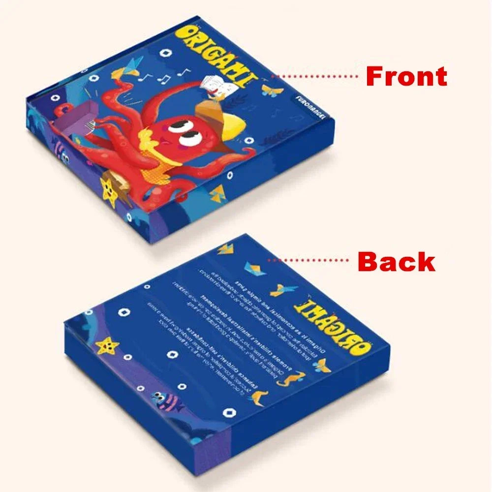 108 Pages Montessori Toys Cartoon Animal Origami Paper