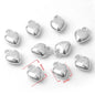 100pcs 9mm Star Bead Charm Gold Silver Plated Small Pendant