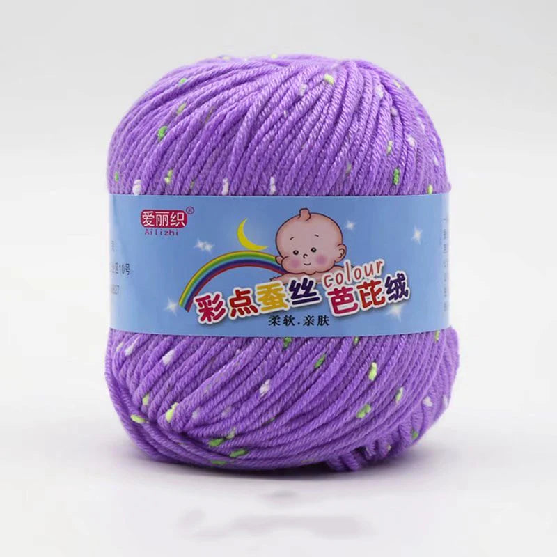 High Quality Wool Thread Eco-dyed Needlework Baby Cotton Cashmere Yarn