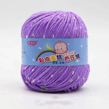 High Quality Wool Thread Eco-dyed Needlework Baby Cotton Cashmere Yarn