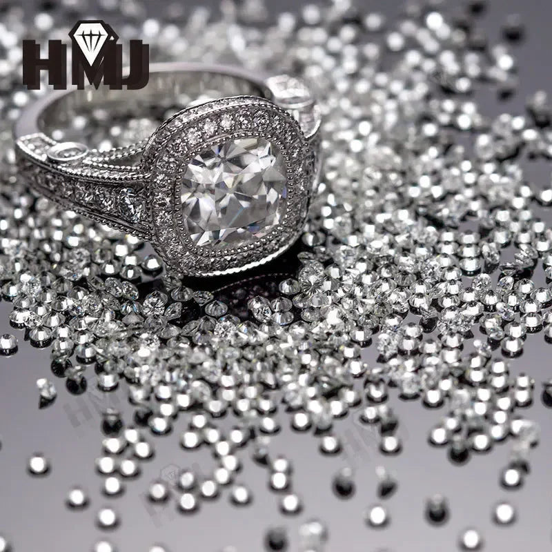 Loose Moissanite Stone Small Size Round Shape 0.8-2.9mm 1 Carat