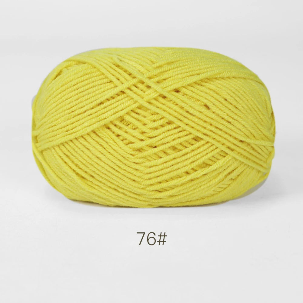 A1-a 50g/Set Soft Milk Cotton Yarn for Crochet Threads for Knitting