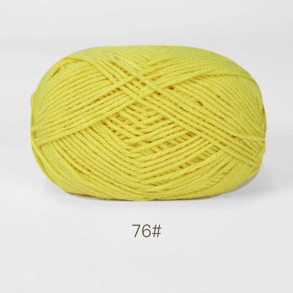 A1-a 50g/Set Soft Milk Cotton Yarn for Crochet Threads for Knitting