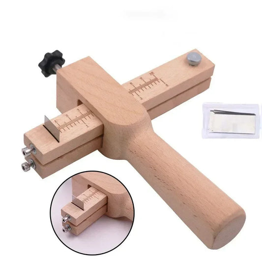Wooden Leather Strap Cutter Adjustable Strip Belt Precise Cutting Tool