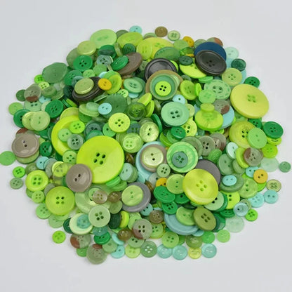 50Gram  Mix size wooden buttons
