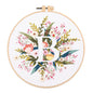 Letter Embroidery DIY Flowers Painting Full Needlework Bag