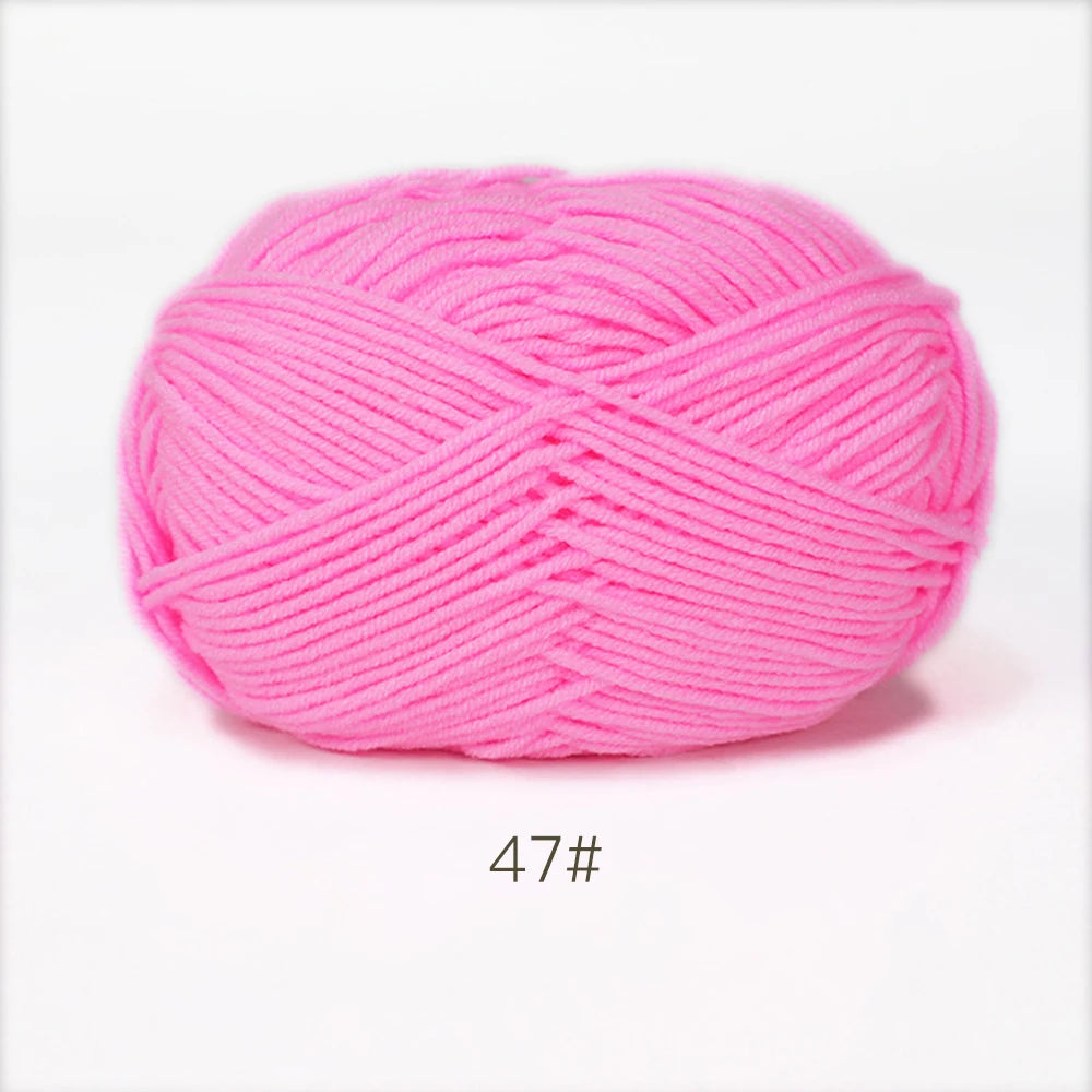 A1-a 50g/Set Soft Milk Cotton Yarn for Crochet Threads for Knitting