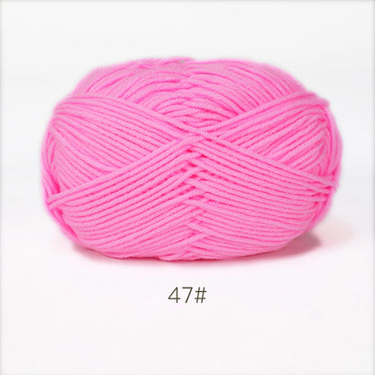 A1-a 50g/Set Soft Milk Cotton Yarn for Crochet Threads for Knitting