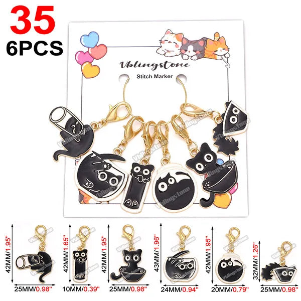 Cat Knitting Stitch Markers