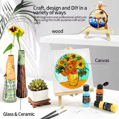 24-Color 60ML Acrylic Paint Set