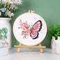 Embroidery Kit Butterfly Printed Pattern for Beginner