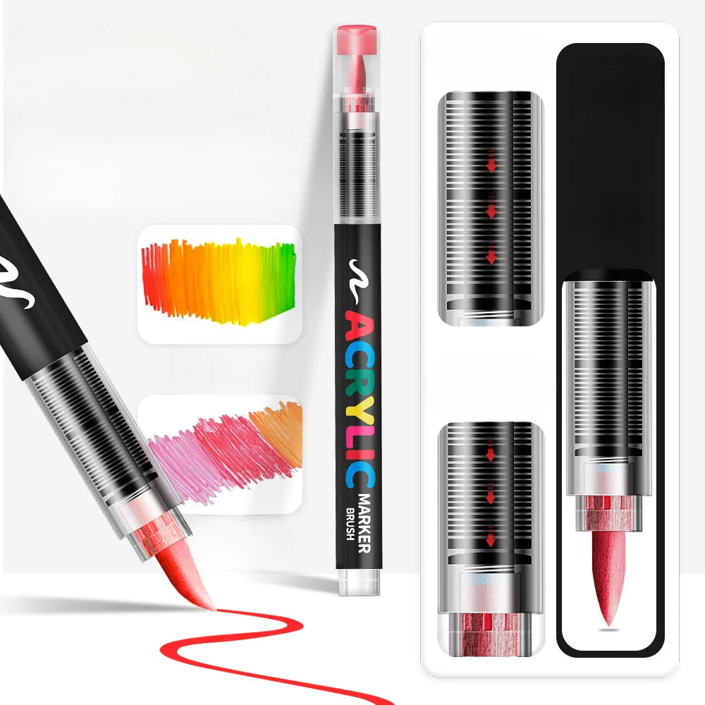 12/24/36/48Colors/set Acrylic Marker Pen