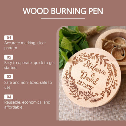 Wooden Burning Marker Pens