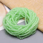 New 2 3 4mm Dyeing Rondelle Crystal Glass Beads