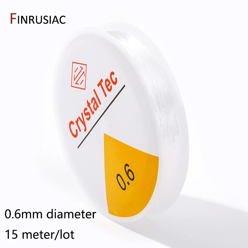 0.4-1.0mm Elastic Cord String Transparent Crystal Elastic Line