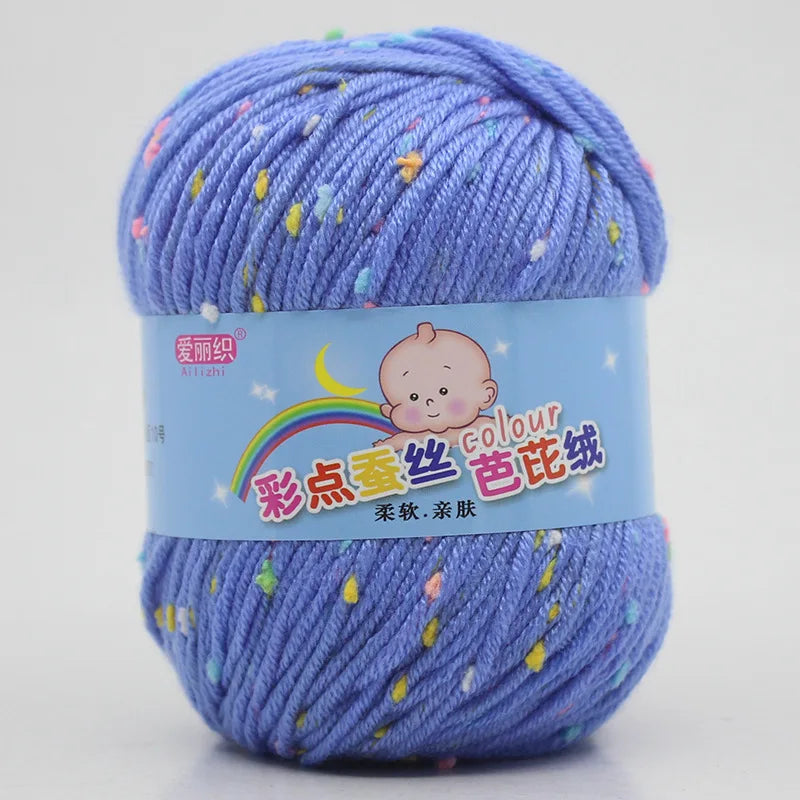 High Quality Wool Thread Eco-dyed Needlework Baby Cotton Cashmere Yarn