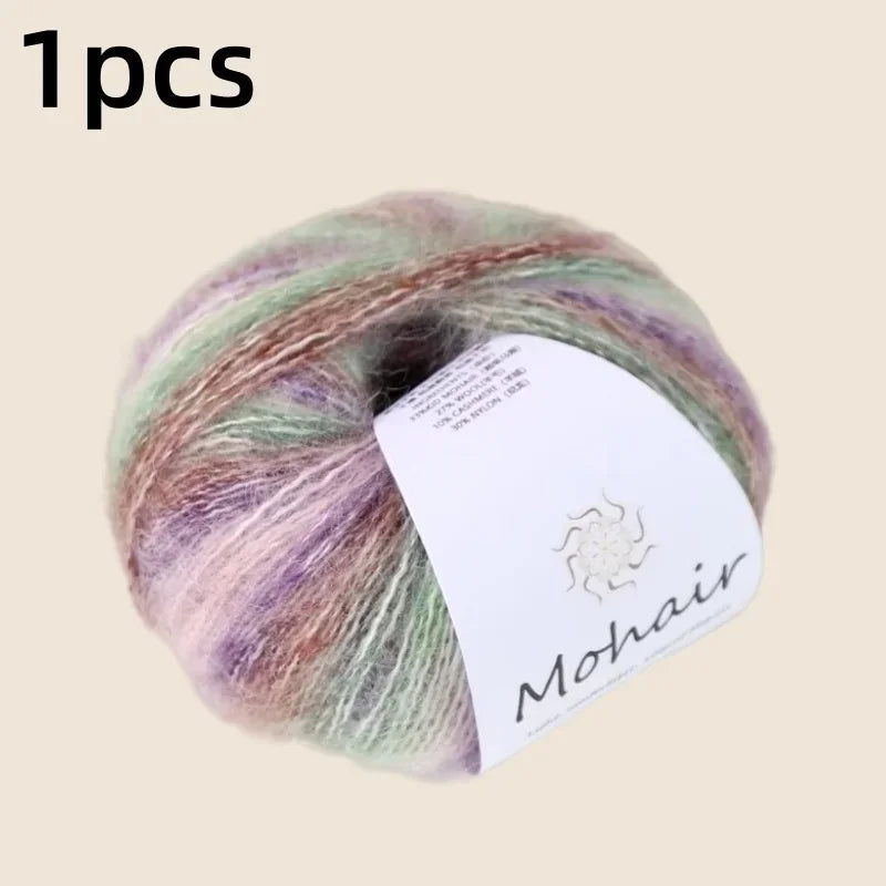 Gradient Mohair Soft Cotton Yarn