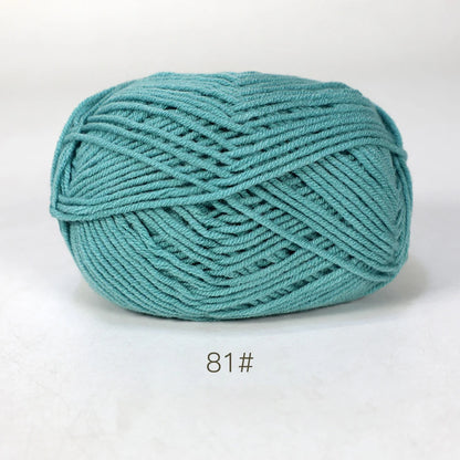 A1-a 50g/Set Soft Milk Cotton Yarn for Crochet Threads for Knitting