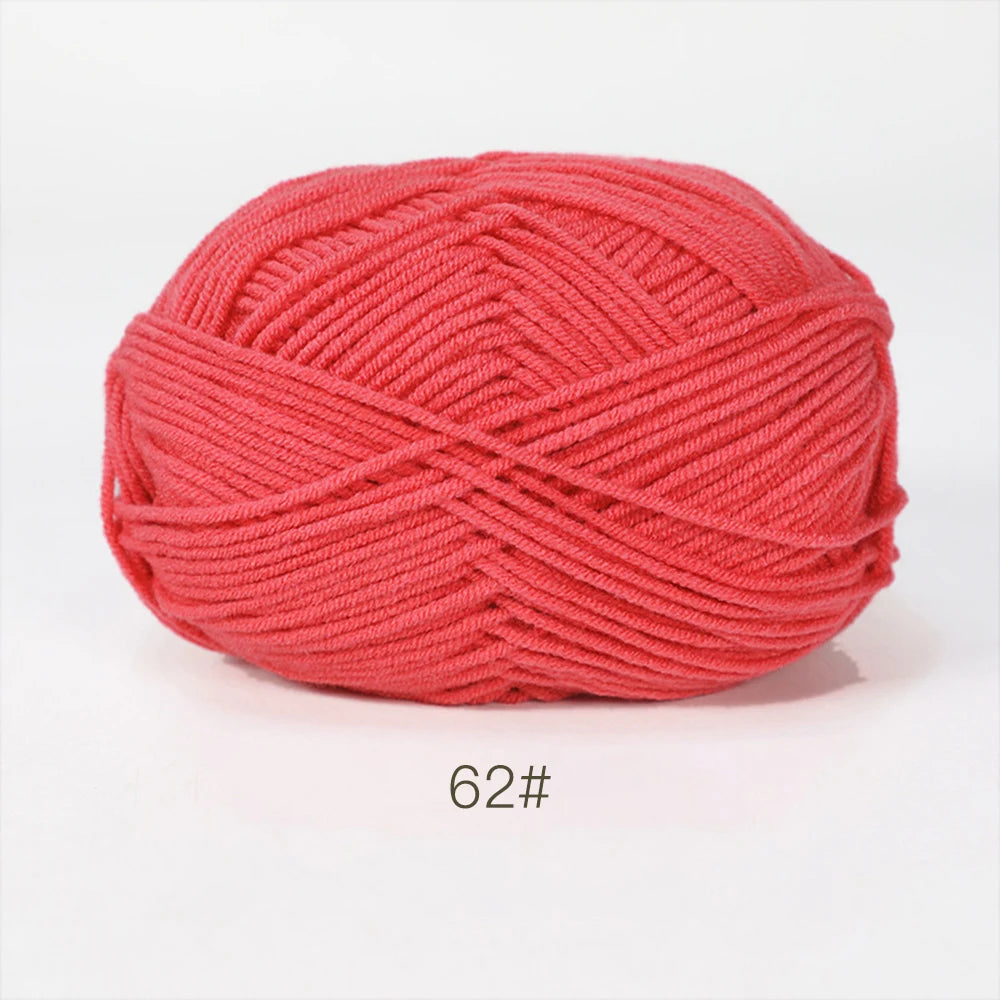 A1-a 50g/Set Soft Milk Cotton Yarn for Crochet Threads for Knitting
