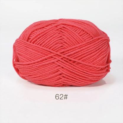 A1-a 50g/Set Soft Milk Cotton Yarn for Crochet Threads for Knitting