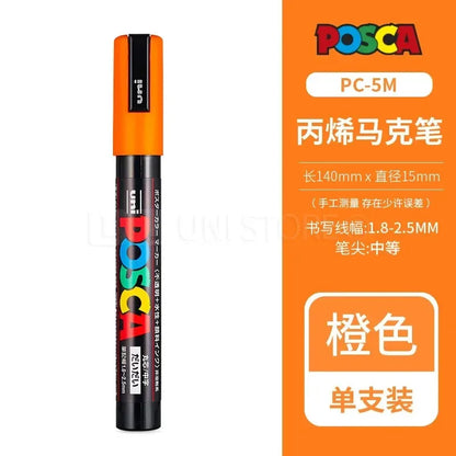 Uni Posca Full Marker PC-1M 3M 5M Multi-Colours Acrylic