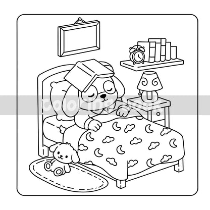 TIRED BUT TRYING Bold-easy Patterns Coloring Book