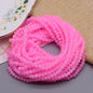 New 2 3 4mm Dyeing Rondelle Crystal Glass Beads