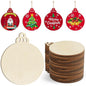 10pcs Wooden Flower Ornaments