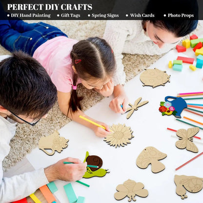 80pcs/Set Wooden